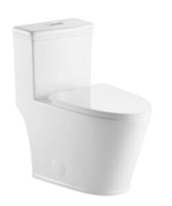 ONE-PIECE, DUAL FLUSH, ELONGATED TOILET